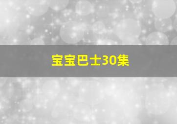 宝宝巴士30集