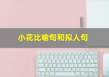 小花比喻句和拟人句