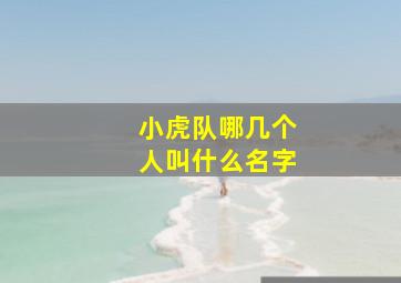 小虎队哪几个人叫什么名字