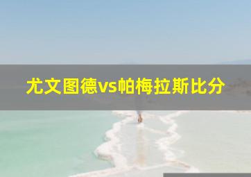 尤文图德vs帕梅拉斯比分