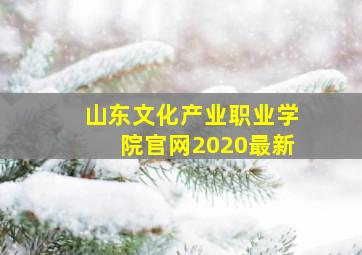 山东文化产业职业学院官网2020最新