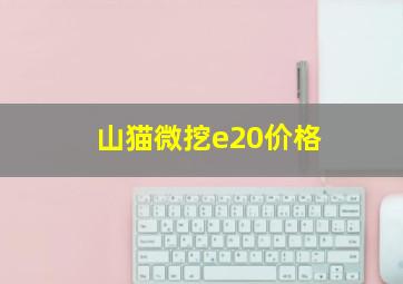 山猫微挖e20价格