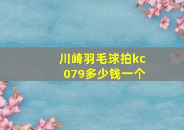 川崎羽毛球拍kc079多少钱一个