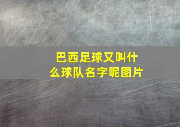 巴西足球又叫什么球队名字呢图片