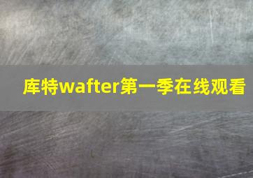 库特wafter第一季在线观看