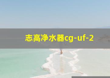 志高净水器cg-uf-2