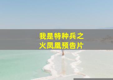 我是特种兵之火凤凰预告片