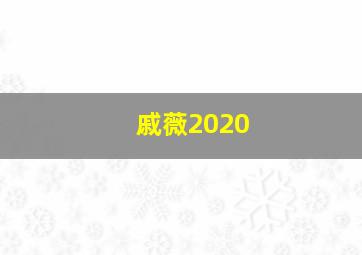 戚薇2020