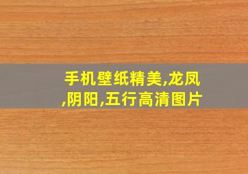 手机壁纸精美,龙凤,阴阳,五行高清图片