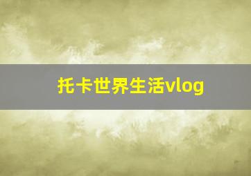 托卡世界生活vlog