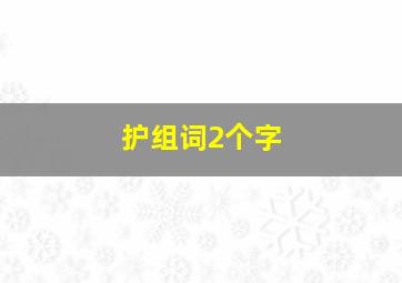 护组词2个字