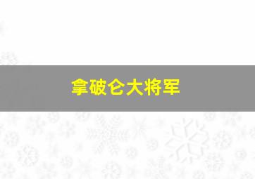 拿破仑大将军