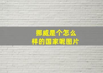 挪威是个怎么样的国家呢图片