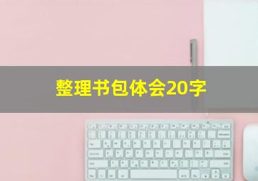 整理书包体会20字