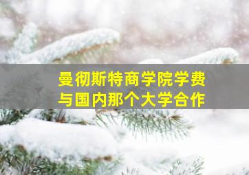 曼彻斯特商学院学费与国内那个大学合作