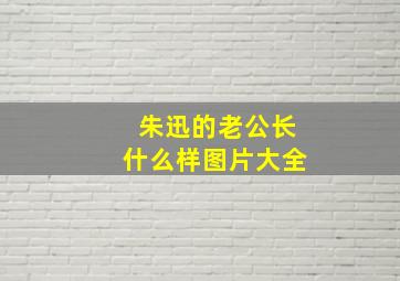 朱迅的老公长什么样图片大全