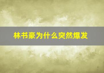 林书豪为什么突然爆发