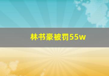 林书豪被罚55w