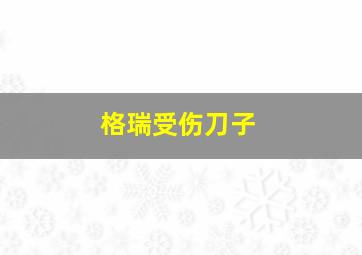 格瑞受伤刀子