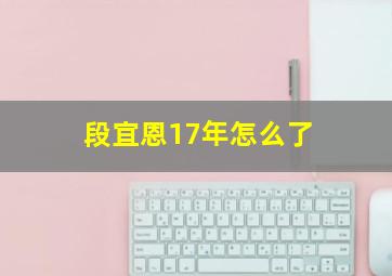 段宜恩17年怎么了