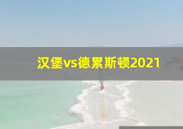 汉堡vs德累斯顿2021