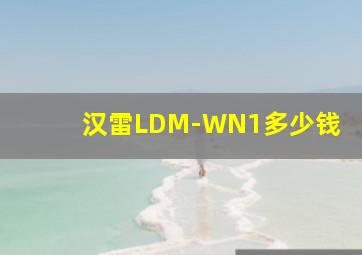 汉雷LDM-WN1多少钱