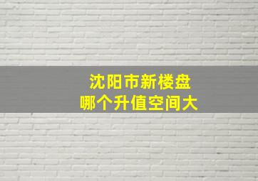 沈阳市新楼盘哪个升值空间大