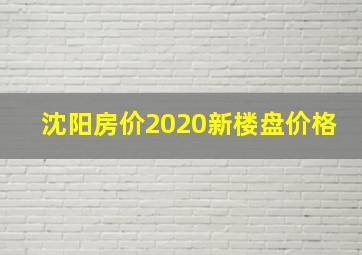 沈阳房价2020新楼盘价格