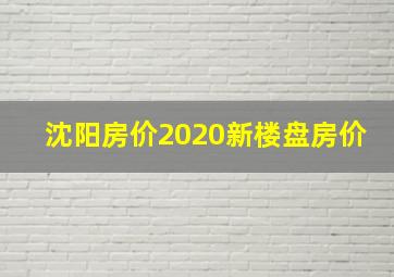 沈阳房价2020新楼盘房价