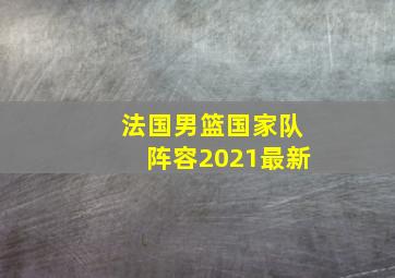 法国男篮国家队阵容2021最新