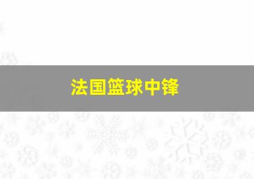 法国篮球中锋