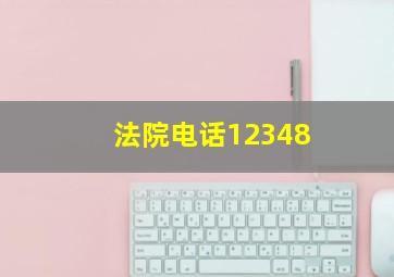 法院电话12348