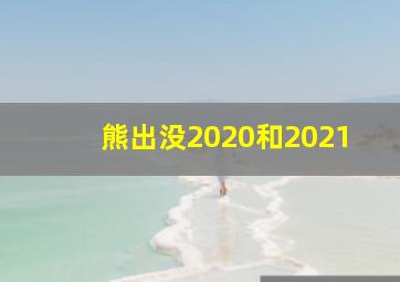 熊出没2020和2021