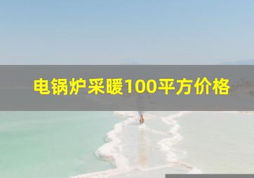 电锅炉采暖100平方价格