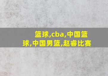 篮球,cba,中国篮球,中国男篮,赵睿比赛