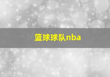 篮球球队nba