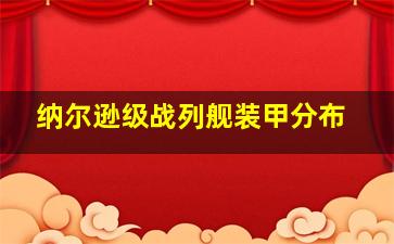 纳尔逊级战列舰装甲分布