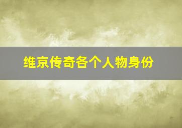 维京传奇各个人物身份