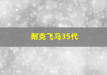 耐克飞马35代