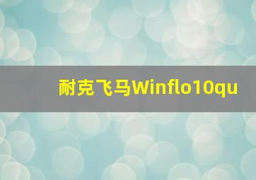 耐克飞马Winflo10qu