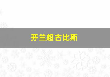 芬兰超古比斯