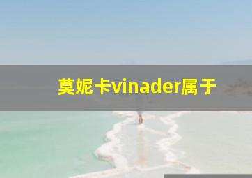 莫妮卡vinader属于