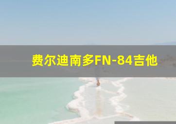 费尔迪南多FN-84吉他