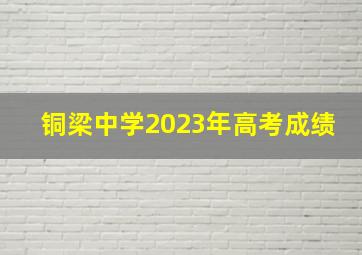 铜梁中学2023年高考成绩