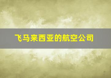 飞马来西亚的航空公司