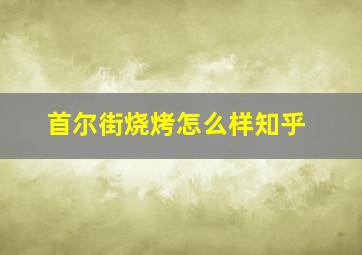 首尔街烧烤怎么样知乎