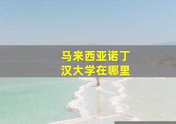 马来西亚诺丁汉大学在哪里