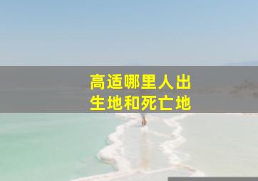 高适哪里人出生地和死亡地