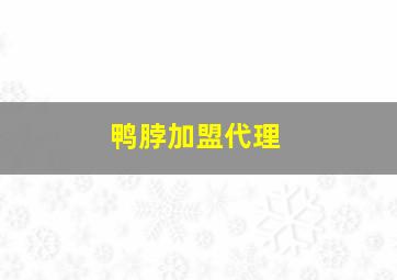 鸭脖加盟代理