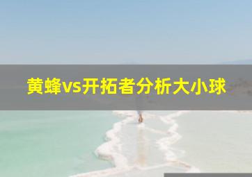 黄蜂vs开拓者分析大小球